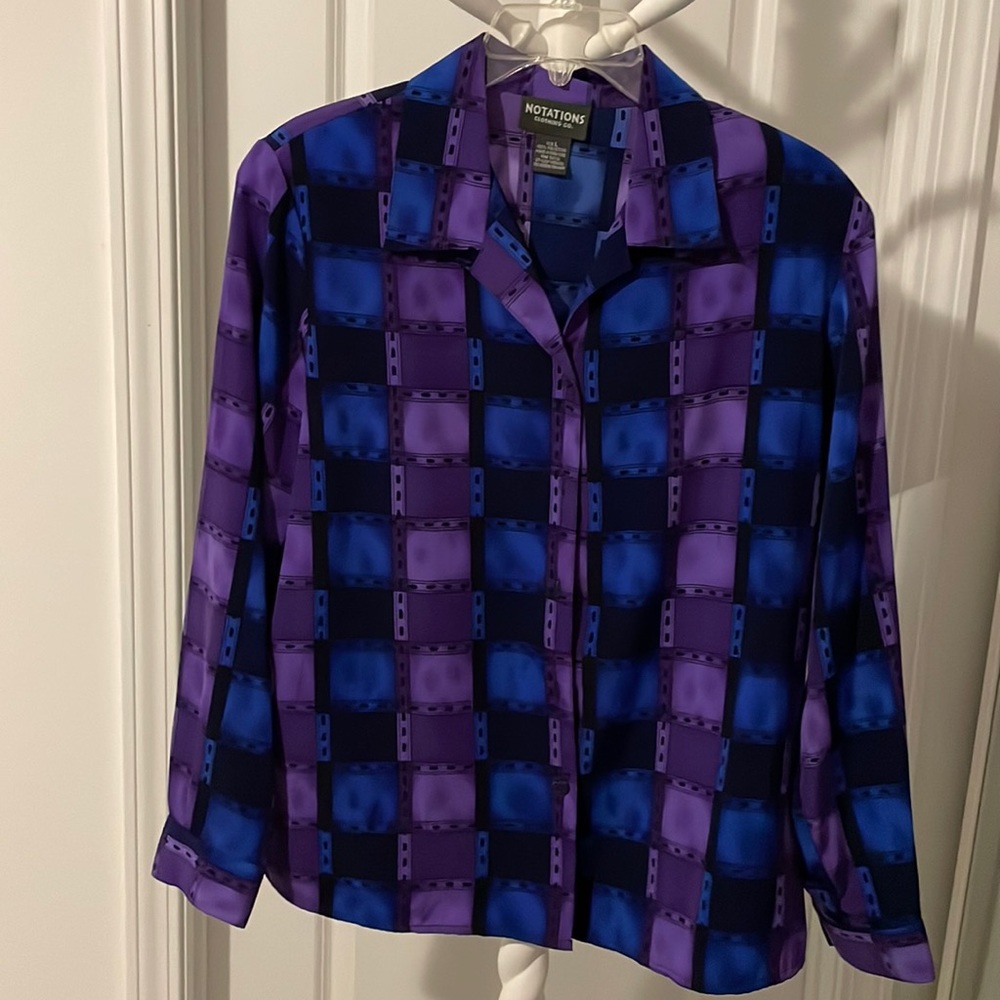 Brand:Notations Clothing Co. S:L,Col:purple blue,black,new no tag on.